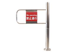 Automatic Swing Gate for Supermarket Entrances,Self-Closing One-Way Door,Automatic Rebound Swing Gate,Metal Industrial Fence with Post Mount for Import Export,Door for Warehouse(70cmx100cm)
