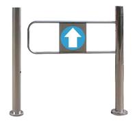 Automatic Swing Gate One-Way Door - Stainless Steel Push-to-Exit Device, 50x97cm Security Barrier for Store & Library Access Control, Durable Access Control Solution