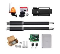 Automatic Swing Gate Opener, Dual Arms Electric Gate Motor, Driveway Access Control Gate Operator, Support Up to 200KG Heavy Duty