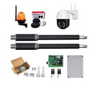 Automatic Swing Gate Opener, Dual Arms Electric Gate Motor, Driveway Access Control Gate Operator, Support Up to 200KG Heavy Duty
