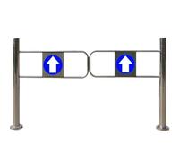 Automatic Swing Gate - Spring-Loaded Safety Design for Secure Store, Yard & Warehouse Entry/Exit - Durable, Easy Install, Ideal for High-Traffic Areas