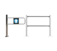 Automatic Swing Gate with Spring Closure, Stainless Steel Safety Barrier for Public Spaces