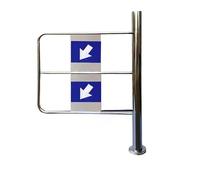 Automatic Swing Gate with Spring-Loaded Closure, 90° Opening for Safety and Convenience, Ideal for Supermarkets, Factories, Yards, and Libraries