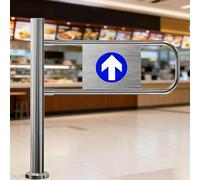Automatic Swing Opener with Auto-Lock, One-Way Access for Markets, Warehouses & Outdoor Areas - & Reliable Soluts
