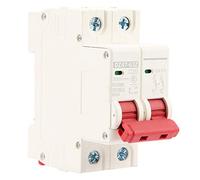 Automatic switch 2P DC Miniature Circuit Breaker,Low-Voltage MCB Circuit Breaker,DIN Rail Mount,DZ47-63Z-2P 500V 20A,2 Poles,Overload Protection
