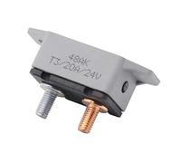 Automatic switch Circuit Breaker 24V Manual Reset Circuit Breaker 20A/30A/40A/50A Auto Overcurrent Protector Auto Fuse Manual Reset Circuit Breaker Stud (Color : 20a)