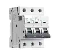 Automatic switch Circuit Breaker Gym9 3p 6ka MCB Din Rail Circuit Breaker 6a-63a AC Typ (Color : 20a, Size : 3 Pole C Curve)