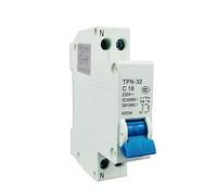 Automatic switch Circuit Breaker Tpn 1p + n Mini Circuit Breaker MCB 10A, 16A, 20A, 25A, 32A (Size : TPN 16A)