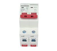 Automatic switch Miniature DC Circuit Breaker, Leakage Protection Switch Safety Assurance Easy Installation Multifunctional for Solar Photovoltaic System for DIN Rail Assembly