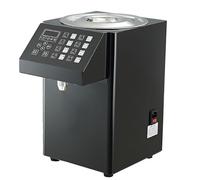 Automatic Syrup Dispenser, 8L Quantitative Fructose Machine with 16 Portion Settings, Stainless Steel Sugar Dispenser for Beverage Shops & Bubble Tea