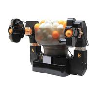 Automatic Table Tennis Ball Machine, Dual Heads Remote Control, Speed 4-40M/S & Frequency Adjustable, for Athletes & Ping Pong Lovers