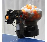 Automatic Table Tennis Robot, Dual-Wheel Ping Pong Ball Launcher with 36 Spin Variations, Perfect for Practicing and Training, Enhances Skills and Technique