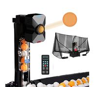 Automatic Table Tennis Robot - Ping Pong Ball Machine with 36 Balls, Portable Training Device for Skills and Precision