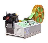 Automatic Tape Cutter, 400W Hot and Cold Cutting Dispenser, Adjustable Temperature for Webbing, Leather, Knitwear, Shoelaces, 95mm