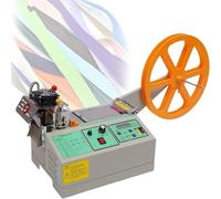 Automatic Tape Cutting Machine, Hot & Cold Strip Cutter for Webbing Ribbon Zipper, Speed 60-120 pcs/min, Cutting Width 1-95mm