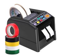 Automatic Tape Dispenser, Electric Ribbon Cutting Machine, Tape Width 7-60MM, Length 5-999MM, with Manual and Automatic Mode, Packing Tape Dispenser for Office Warehouse Retail Store, Restaurants