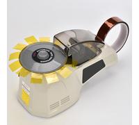 Automatic Tape Dispenser, Rotary Disc Cutting Machine, Adjustable Cutting Length 10-60mm, Width 5-25mm, with Safe Lid for Gift Wrapping and Warehouse Use