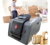 Automatic Tape Dispenser with LED Touch Screen, Ideal for Ribbon Cutting, Compatible with Tape Widths 3-10cm, Includes 10 Rolls of Tape