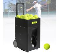 Automatic Tennis Ball Launcher, Adjustable Launch Angle & Speed, 50 Ball Capacity, 2-4 Hours Battery Life, Ideal for Coaches and Solo Training for Beginners