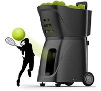 Automatic Tennis Ball Machine, 150-Ball Capacity, Pre-Programmed Drills for Solo Training and Beginners