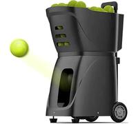 Automatic Tennis Ball Machine, Portable 100-Ball Launcher with Remote Control & APP, Adjustable Launch Angle and Speed for Beginners Solo Training Sports