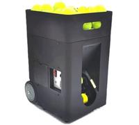 Automatic Tennis Ball Machine with Remote & APP, Adjustable Launch Angle, 50 Balls Capacity for Beginners Solo Training
