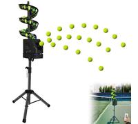 Automatic Tennis Ball Machine with Remote Control, Adjustable Height & Angle, Portable Portable Launcher for Tennis Training for Beginners & Kids