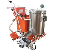 Automatic Thermoplastic Road Line Marker Paint Machine Road Marking Machine for Large Scale Parking Garages and Airport Highly Accurate Line Marking