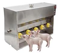 Automatic Thermostatic Milk Feeder with Sound, for Efficient Lactation of Pigs and Goats on Farms