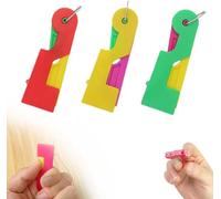 Automatic Threader, Quick Threading Device, Suitable for Hand Sewing, Embroidery and A Convenient Threader specifically Designed for Visually impaired Individuals and Beginners. (3pcs)