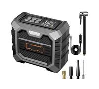 Automatic Tire Inflator Pump - Digital Display Air Compressor with 150 PSI Max Pressure, Lightweight Portable Tool for Sedans, SUVs, RVs, Bicycles, and Other Vehicles | Home Garage Roadside Use