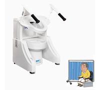 Automatic Toilet Chair Riser with Armrests, 0~34° Lifting Angle and Adjustable Height: 29-57 Cm, Security Stable, Relieve Knee Pressure