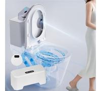 Automatic Toilet Flusher, 2023 Upgraded Touchless Toilet Flush Kit, Hands Free External Infrared Sensor Toilet Flusher, Waterproof Flusher for Toilets for Home and Public Use (1 SET)