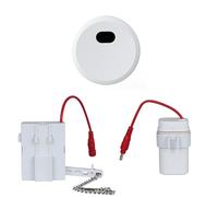 Automatic Toilet Flusher Kit, Touchless Motion Sensor Flush for Toilet, 12” Sensor Range, Battery-Powered, Easy Install, Compatible with Most Toilets CN27B KERDE