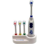 Automatic Toothbrushes Set with 4 Interchangeable Brush Heads Gift for Sports Toothbrushes Barcelona Madrid Gift for Kids Girls (Real, Standard)