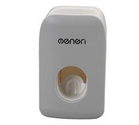 Automatic Toothpaste Dispenser Wall Mounted Adhesive Toothpaste Squeezer Holder Coverage Your Hands Suitable Children and Adults Premium ABS Material (1 Pack)