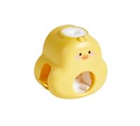 Automatic Toothpaste Dispenser Wall Mounted Duck Shape Bathroom Organisers Toothbrush Holder Rack for Children Adults Cute Duck Toothpaste Holder