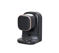 Automatic Toothpaste Dispenser Wall Mounted Toothbrush Holder for Home Bathroom, USB Rechargeable, Soft Silicone Interface, Multi-Gear Adjustment, No Drill Installation with Strong Adhesives(Black)