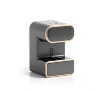 Automatic Toothpaste Dispenser with UV Light, Wall Mounted Electric Toothpaste Squeezer, Touchless Sensor Toothbrush Holder for Bathroom, 3 Slots, Fits Most Tubes(Gray)