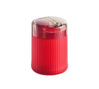 Automatic Toothpick Dispenser Holder with Toothpicks, Pop-Up Automatic Toothpick Dispenser Quiet and Elegant for Offices, Homes, Restaurants, Bars, Both Indoor and Outdoor Use (Red)