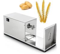 Automatic Tornado Homemade Potato Chip Vegetable Slicer Twister Machine Commercial French Fry Cutter Electric Tornado Potatoes Spiral Cutter,for Home Commercial Use