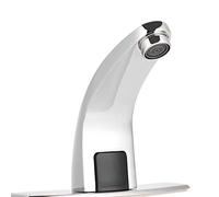 Automatic Touchless Bathroom Faucet Hands-Free Motion Sensor Vessel Sink Tap Single Handle Hot Cold Mixer Easy Installation No Battery Required