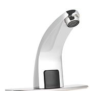 Automatic Touchless Bathroom Faucet Hands-Free Motion Sensor Vessel Sink Tap Single Handle Hot Cold Mixer Easy Installation No Battery Required