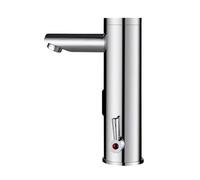 Automatic Touchless Bathroom Faucet with Sensor, Electric Inductive Water Tap, Water-Saving Hands-Free Sink Mixer, Battery-Powered, Modern Design for Home Use