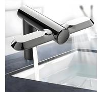 Automatic Touchless Sensor Faucet with High-Speed Hand Dryer, Warm and Cold Air Induction for Public Restrooms and Kitchens