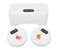 Automatic Touchless Sensor Toilet Flusher Kit, Automatic Toilet Flusher with 2 Sensors, 1800mAh External Infrared Sensor Toilet Flusher