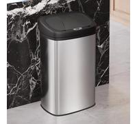 Automatic Touchless Stainless Steel Trash Can 82L - 22 Gallon Sensor Bin for Kitchen - Motion Detection Wastebasket, Hands-Free Operation, Sleek Design, Easy Clean