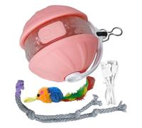 Automatic Toys for Cats on the Go | Automatic Enrichment Games for Pets - Moving Ball with Intelligent Obstacle Avoidance - Ideal for Post-Meal Activities and Sti