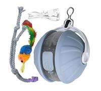 Automatic Toys for Cats on the Go - Automatic Pet Exercise Games - Smart Ball with Obstacle Avoidance, Ideal for Post-Meal Activities and Stimulation