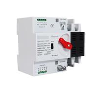 Automatic Transfer Switch 220V Din Rail Auto Change Over Switch 2P Dual Power Selector Switches Generator 63A 100A(63A (Normal type))